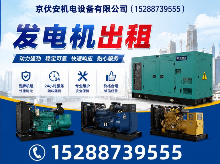 永州柴油发电机组出租展示图