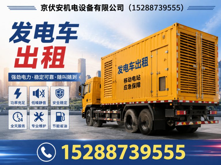 永州应急发电机出租展示图
